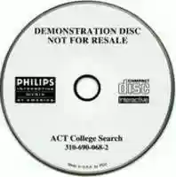 Free download The ACT College Search 92 (Demonstration Disc) (Philips CD-i) [Scans] free photo or picture to be edited with GIMP online image editor
